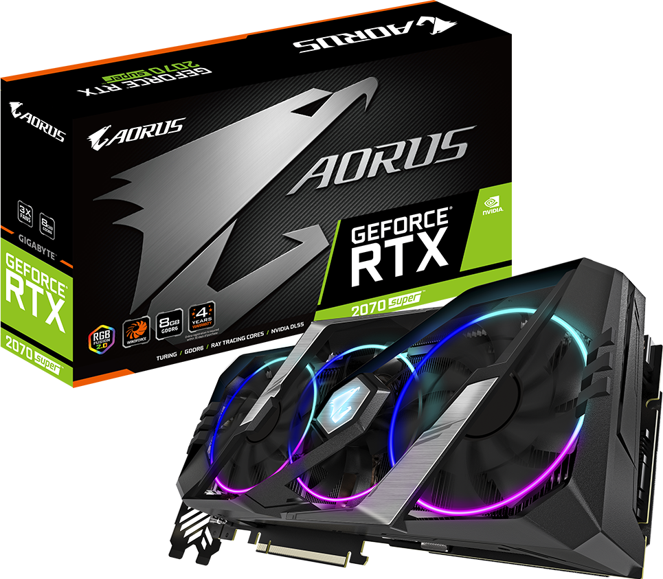 Видеокарты - AORUS GeForce® RTX 2070 SUPER™ 8G