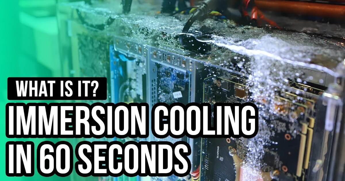 Immersion Cooling in 60 seconds