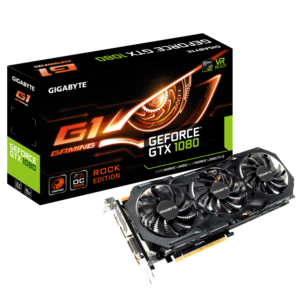 GeForce® GTX 1080 G1 ROCK 8G｜AORUS - GIGABYTE United