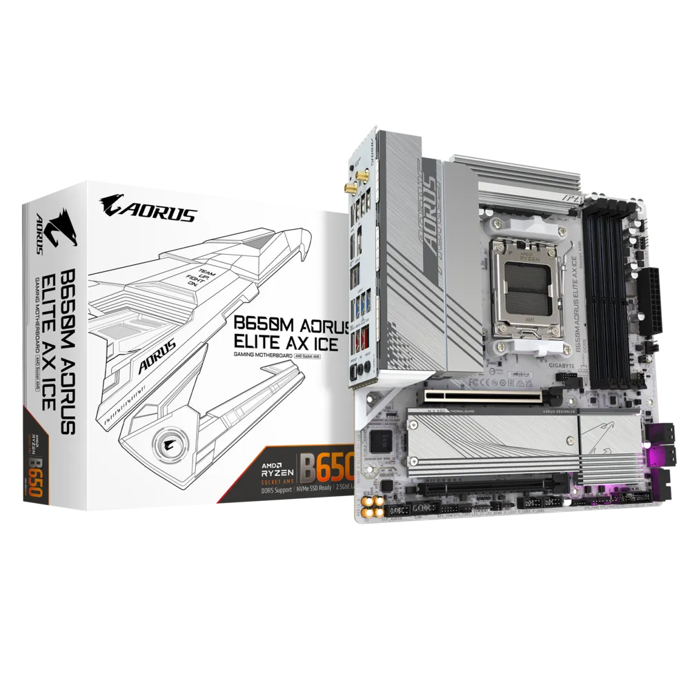 Placa Gigabyte B650M Aorus Elite AX ICE AMD Socket AM5