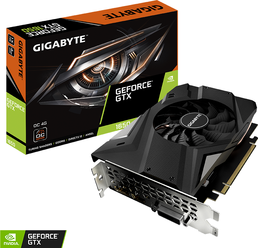 GeForce® GTX 1650 D6 OC 4G (Rev. 4.0) - GIGABYTE Global