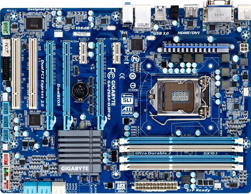 GA-Z68A-D3H-B3 (Rev. 1.0) - GIGABYTE Global