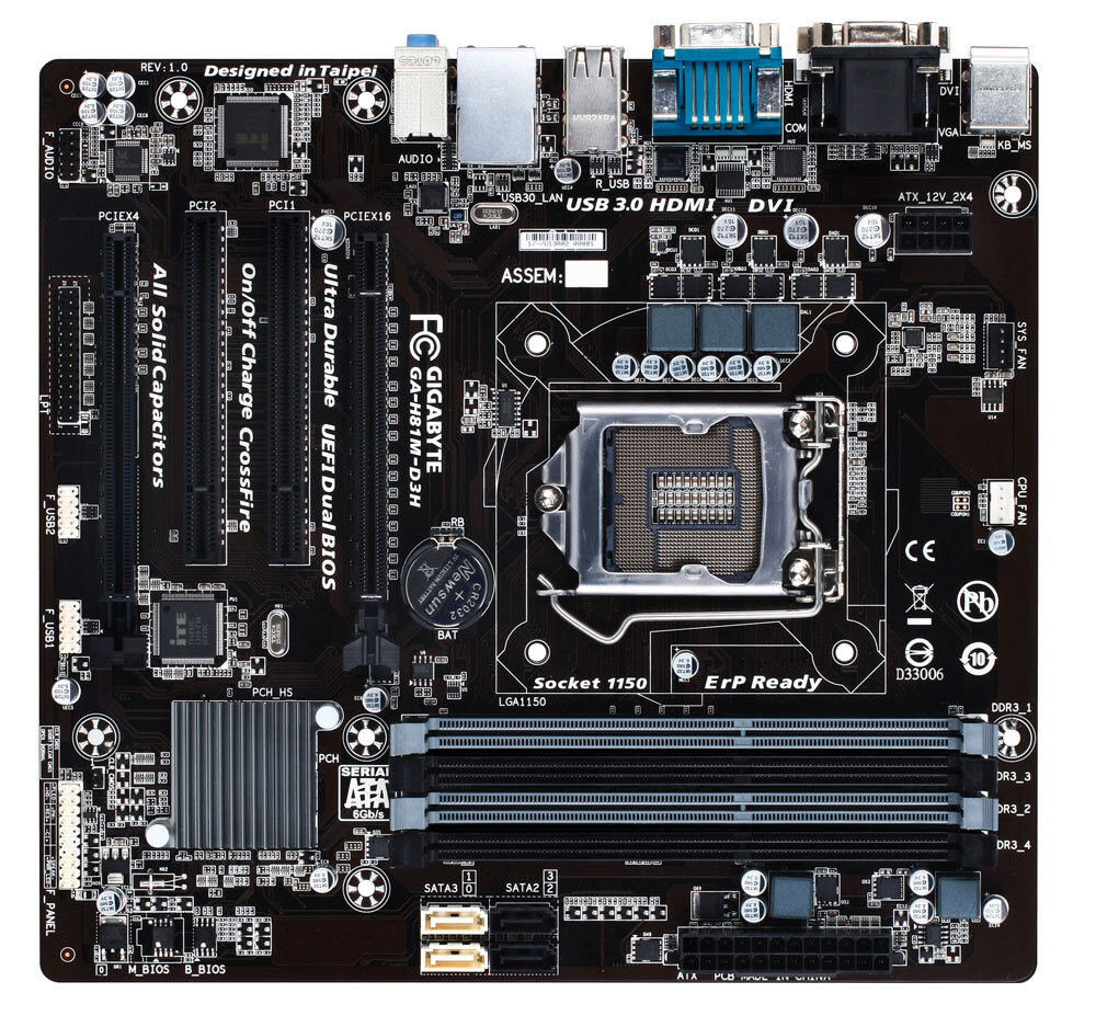 Gigabyte h81 hot sale motherboard price