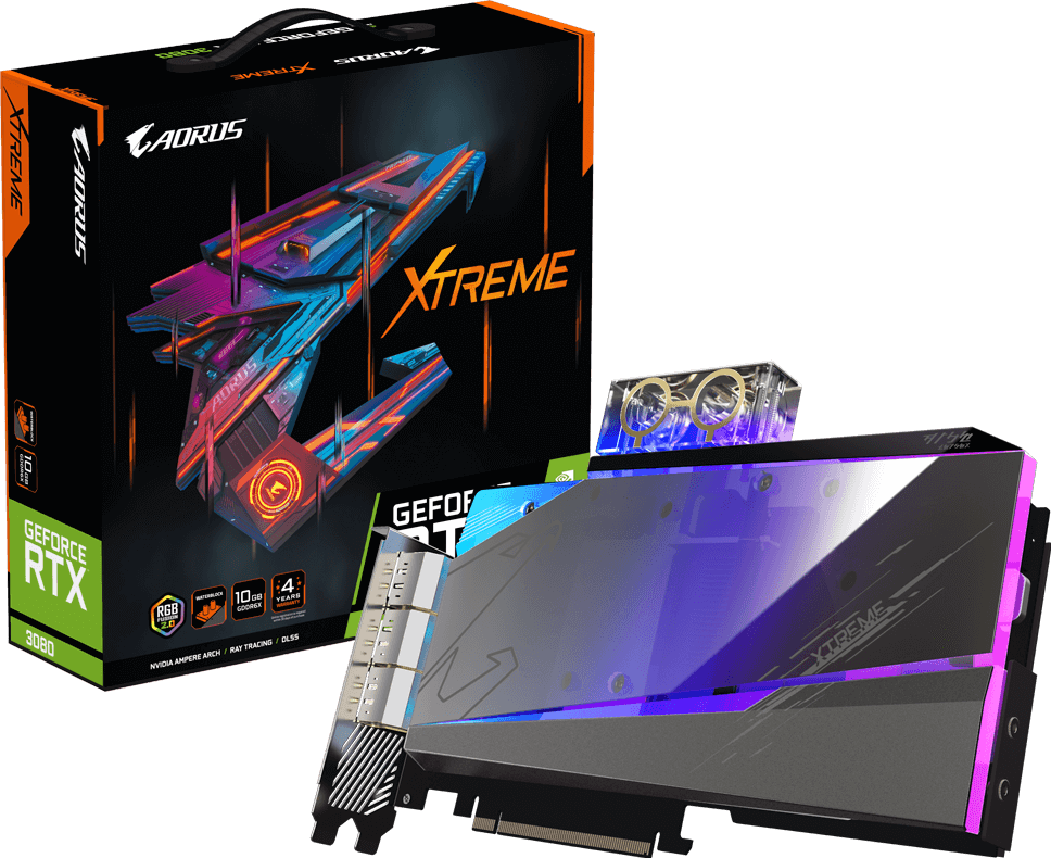AORUS GeForce RTX™ 3080 XTREME WATERFORCE WB 10G (Rev. 2.0