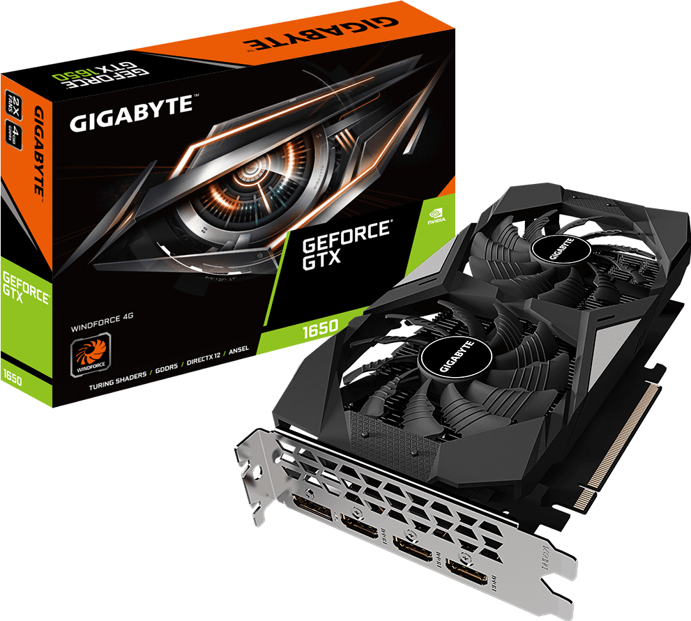 Graphics Card - GeForce® GTX 1650 WINDFORCE 4G