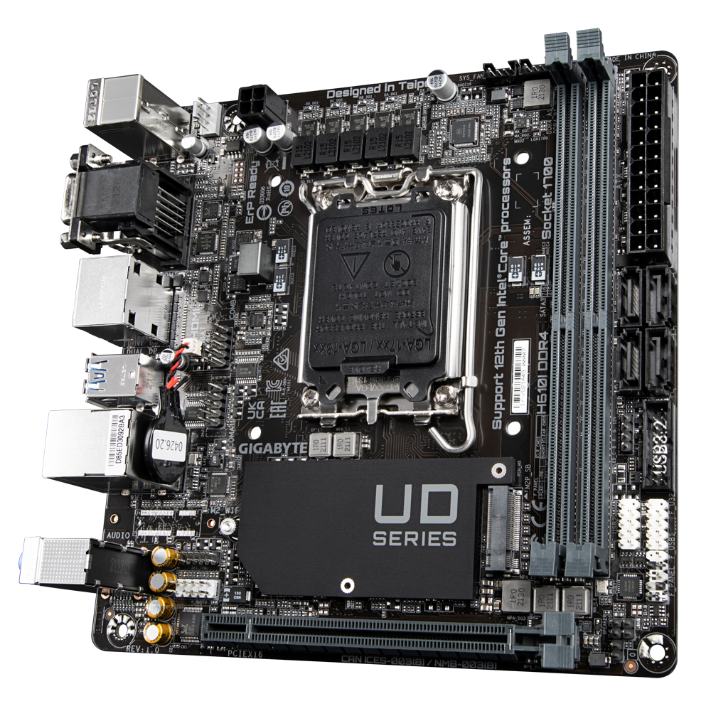 H610I DDR4 (rev. 1.0) 主な特徴 | マザーボード - GIGABYTE Japan