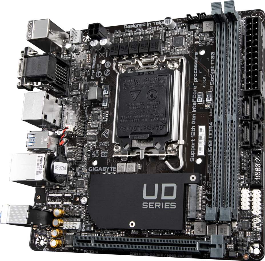【新品未開封】GIGABYTE H610I DDR4(rev1.0) H610I DDR4 (Rev. 1.0) Motherboard - GIGABYTE U.S.A.