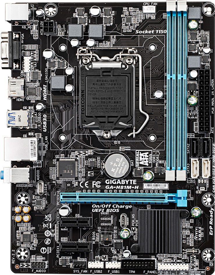 GA-H81M-H (Rev. 2.2) Motherboard - GIGABYTE Global