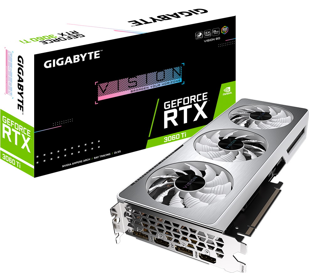 GeForce RTX™ 3060 Ti VISION 8G - GIGABYTE Global
