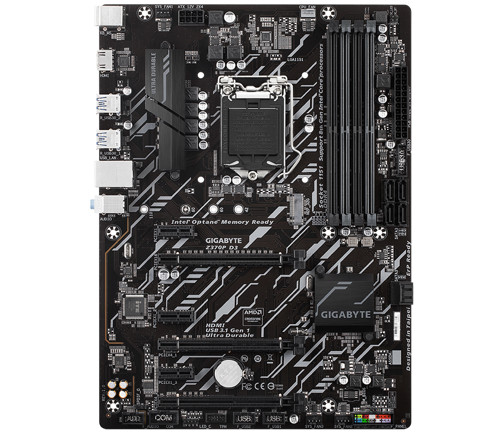 Z370P D3 (rev. 1.0) Key Features | Motherboard - GIGABYTE Global
