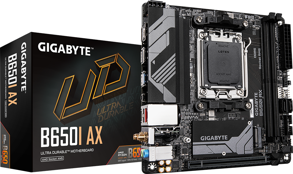 GIGABYTE B650i ax AM5 itx マザーボード B650I AX (Rev. 1.0) - GIGABYTE Global