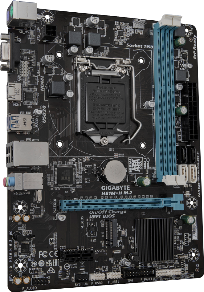 H81M-H M.2 (Rev. 1.0) Motherboard - GIGABYTE Global
