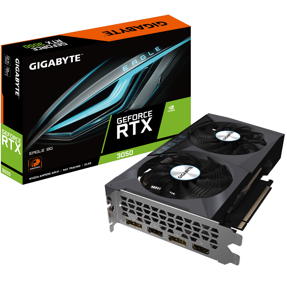 GeForce RTX™ 3050 EAGLE 8G Key Features | Graphics Card - GIGABYTE 