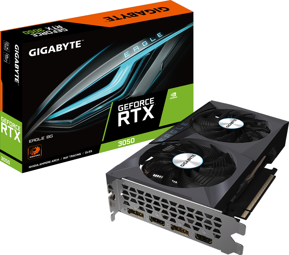 GIGABYTE GeForce RTX™ 3050 EAGLE 8G 30734