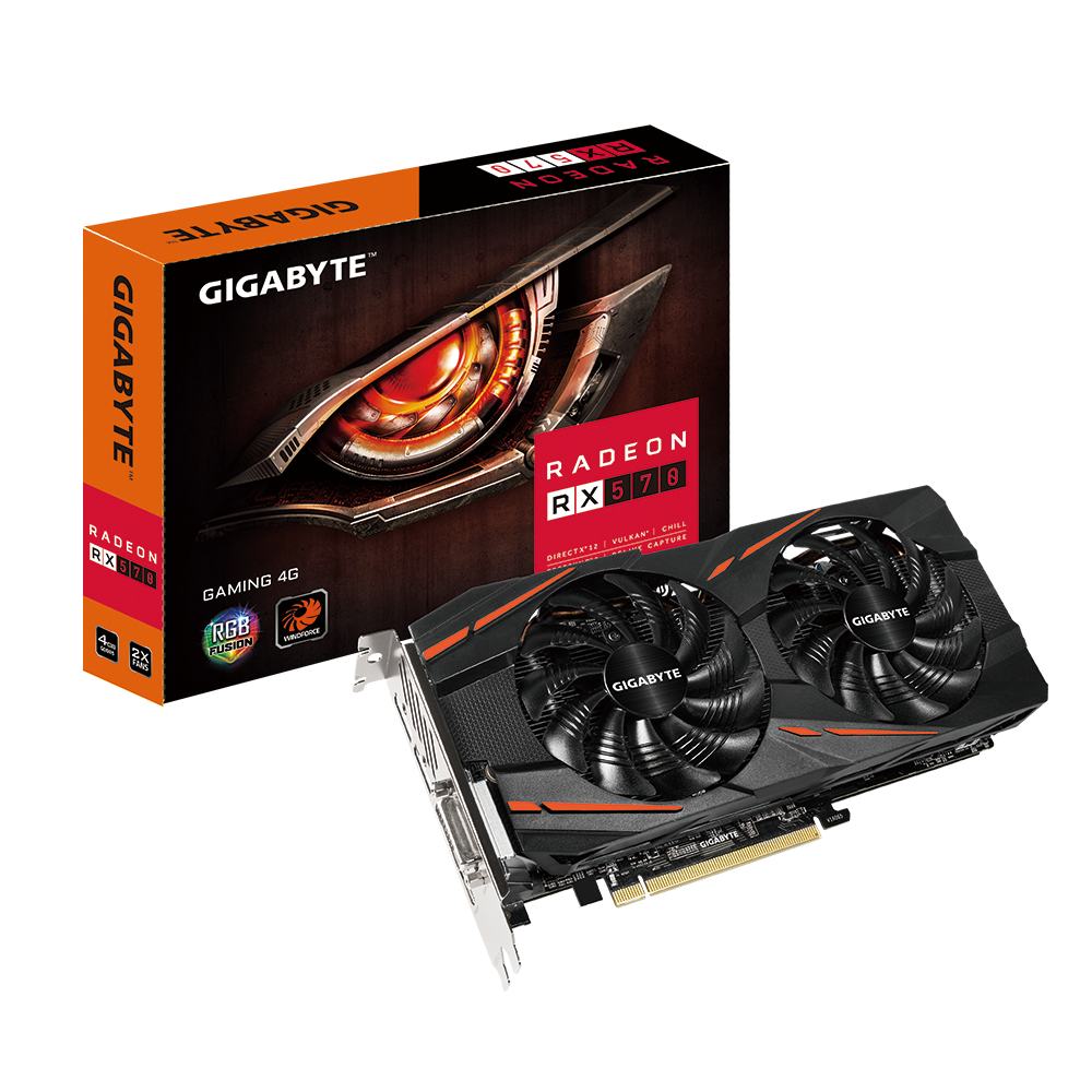 Radeon RX 570 GAMING 4G Key Features Graphics Card GIGABYTE