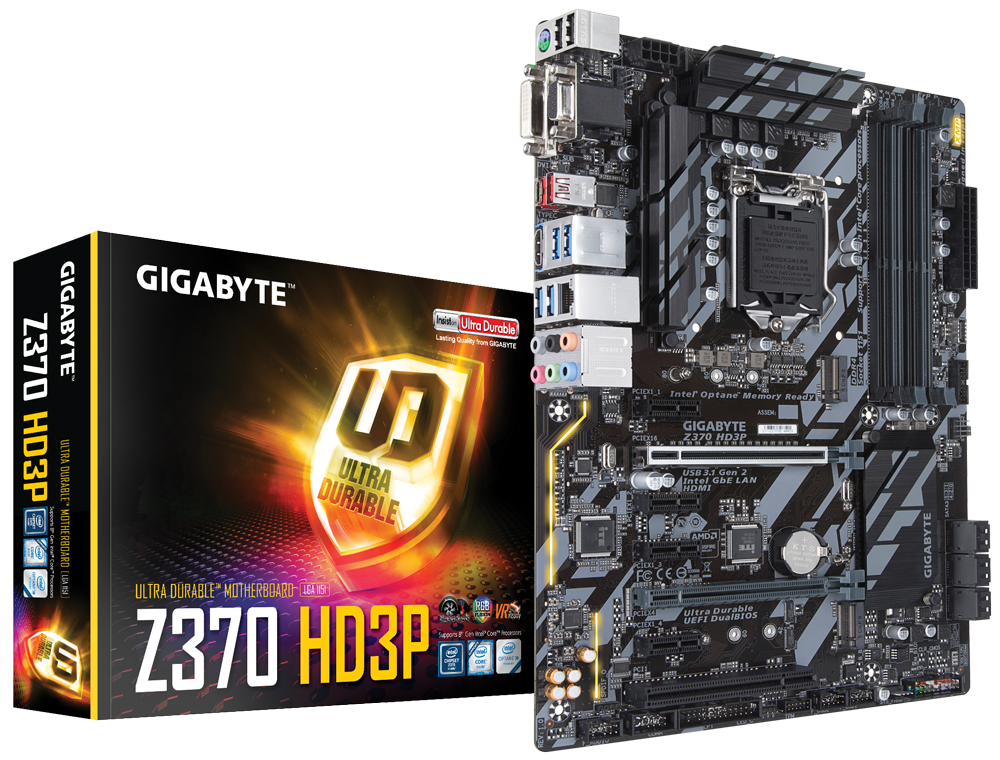 Z370 HD3P (rev. 1.0) Key Features Motherboard GIGABYTE Global