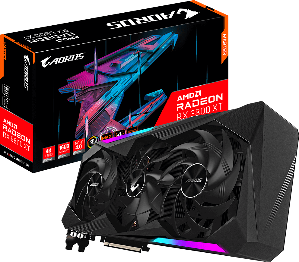 AORUS Radeon™ RX 6800 XT MASTER TYPE C 16G - GIGABYTE Japan