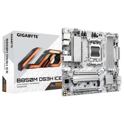 GIGABYTE AMD B850 ICE 白色 MicroATX マザーボード発売 | ニュース