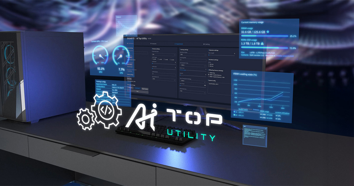GIGABYTE AI TOP Utility Reinventing Your Local AI Fine-tuning