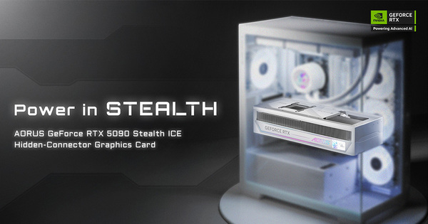 GIGABYTE Launches the AORUS GeForce RTX™ 5090 STEALTH ICE Graphics Card