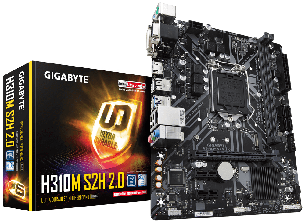 GIGABYTE H310N 2.0 マザーボード H310N 2.0 (rev. 1.0) Key Features | Motherboard - GIGABYTE