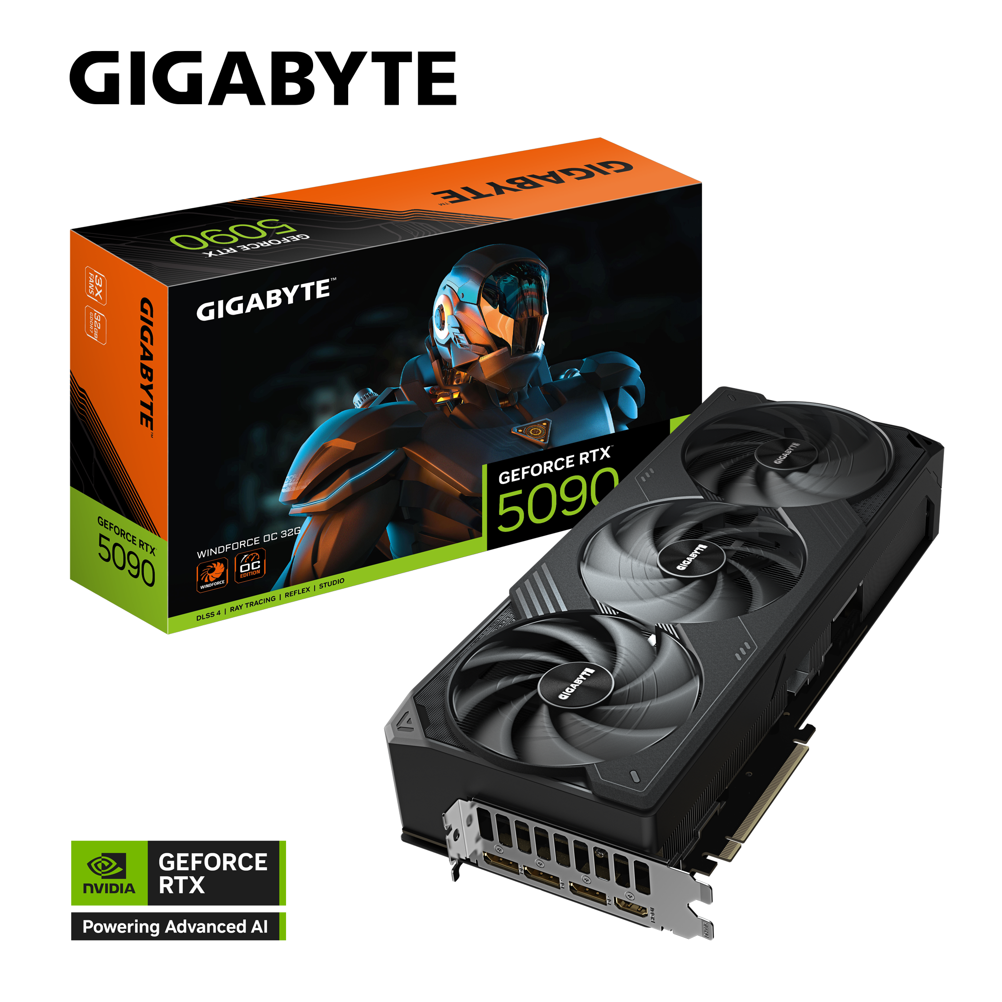 GeForce RTX™ 5090 WINDFORCE OC 32G｜AORUS - GIGABYTE USA
