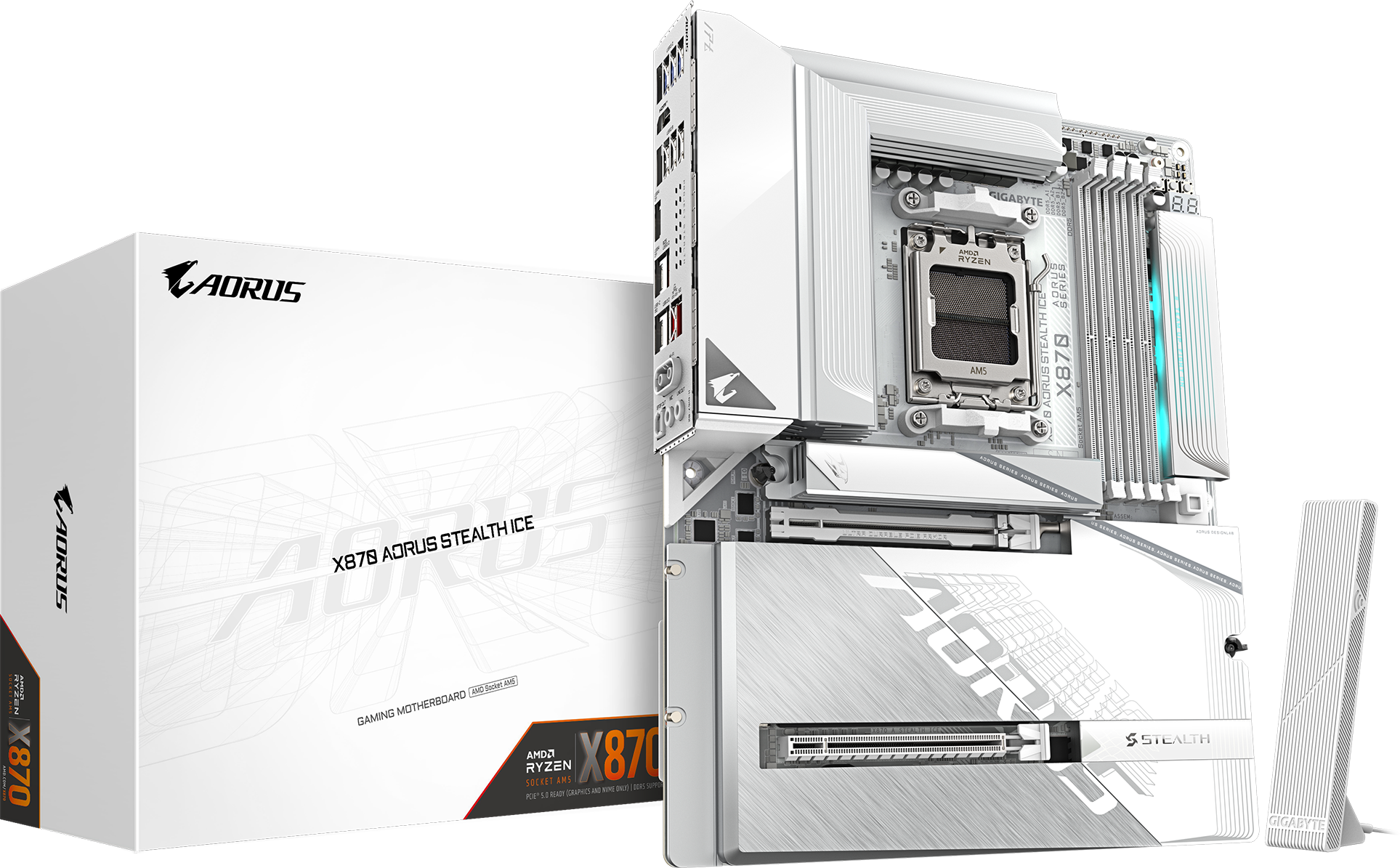 X870 AORUS STEALTH ICE (Rev. 1.0)