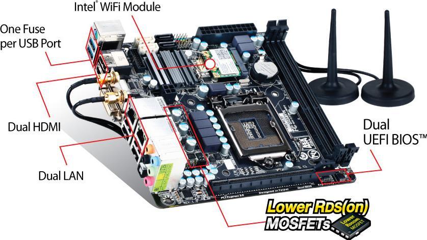 GA-Z77N-WIFI (Rev. 1.0) マザーボード 仕様 - GIGABYTE Japan