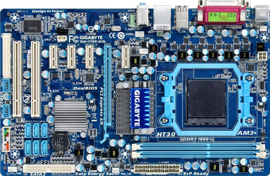 Motherboard - GA-770T-D3L