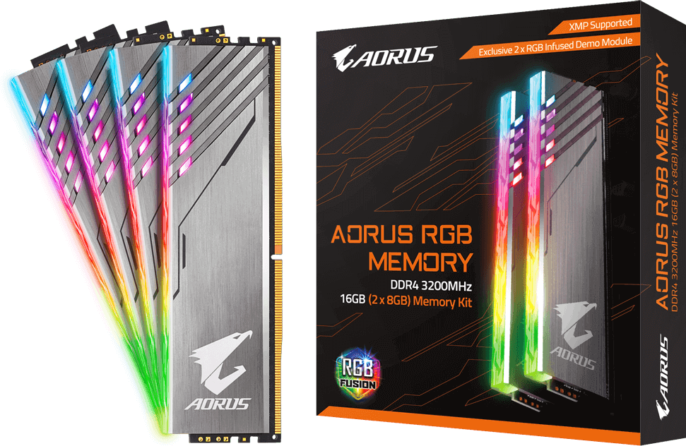 記憶體 - AORUS RGB Memory 3200MHz (With Demo Kit)