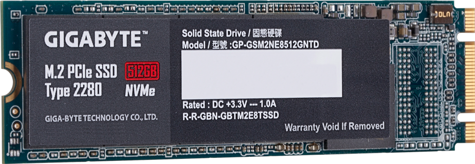 SSD - GIGABYTE M.2 PCIe SSD 512GB