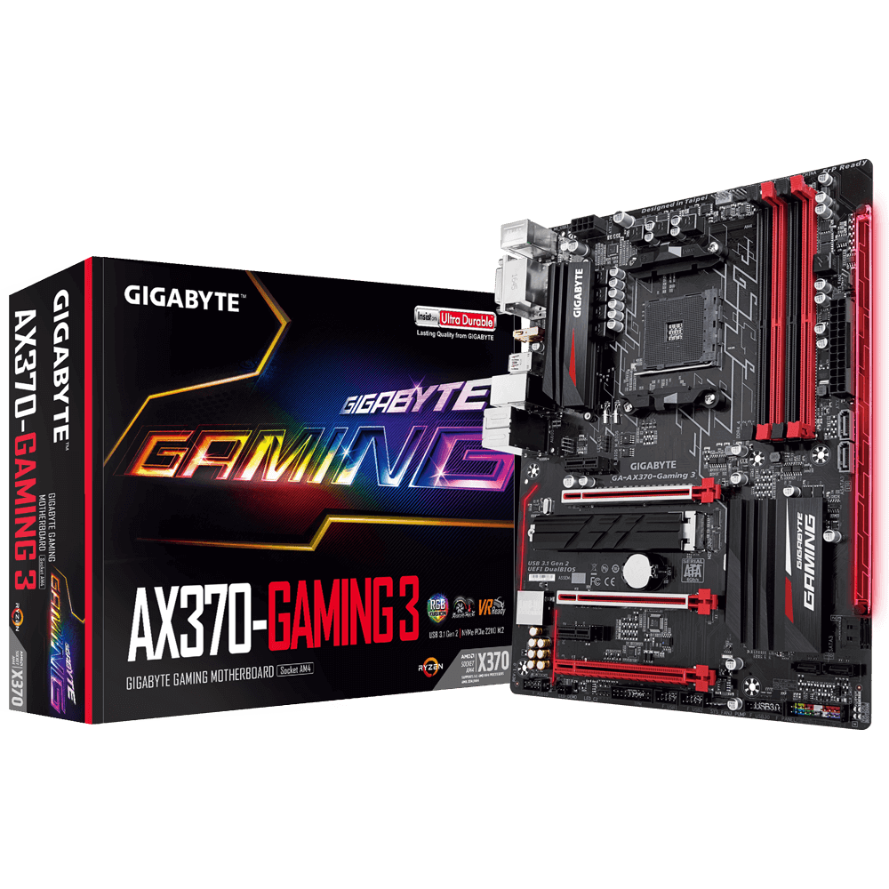 GA AX370 Gaming 3 rev. 1.x Key Features Motherboard GIGABYTE