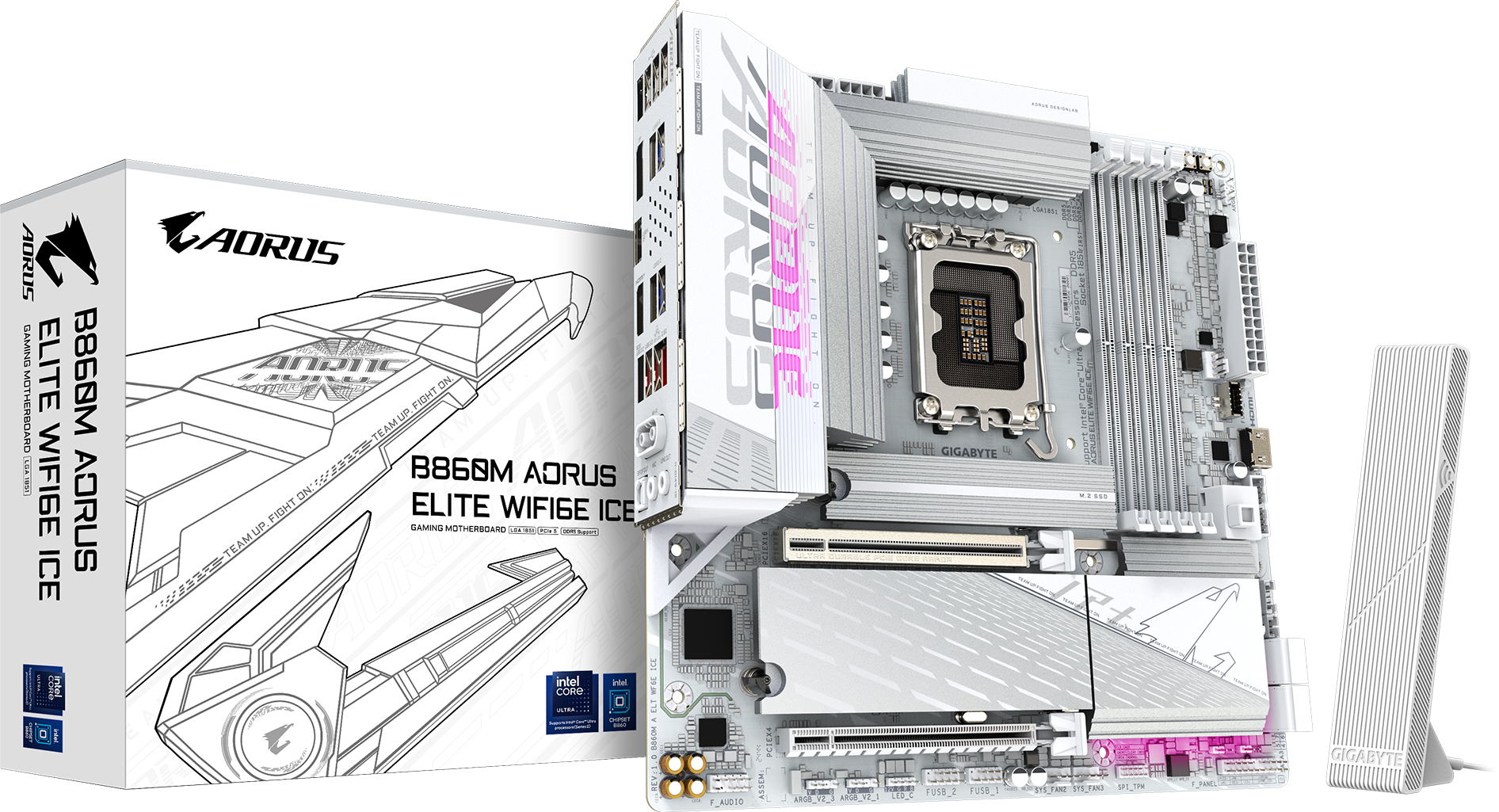B860M AORUS ELITE WIFI6E ICE