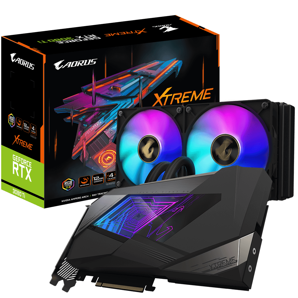 AORUS GeForce RTX™ 3080 Ti XTREME WATERFORCE 12G Key Features 