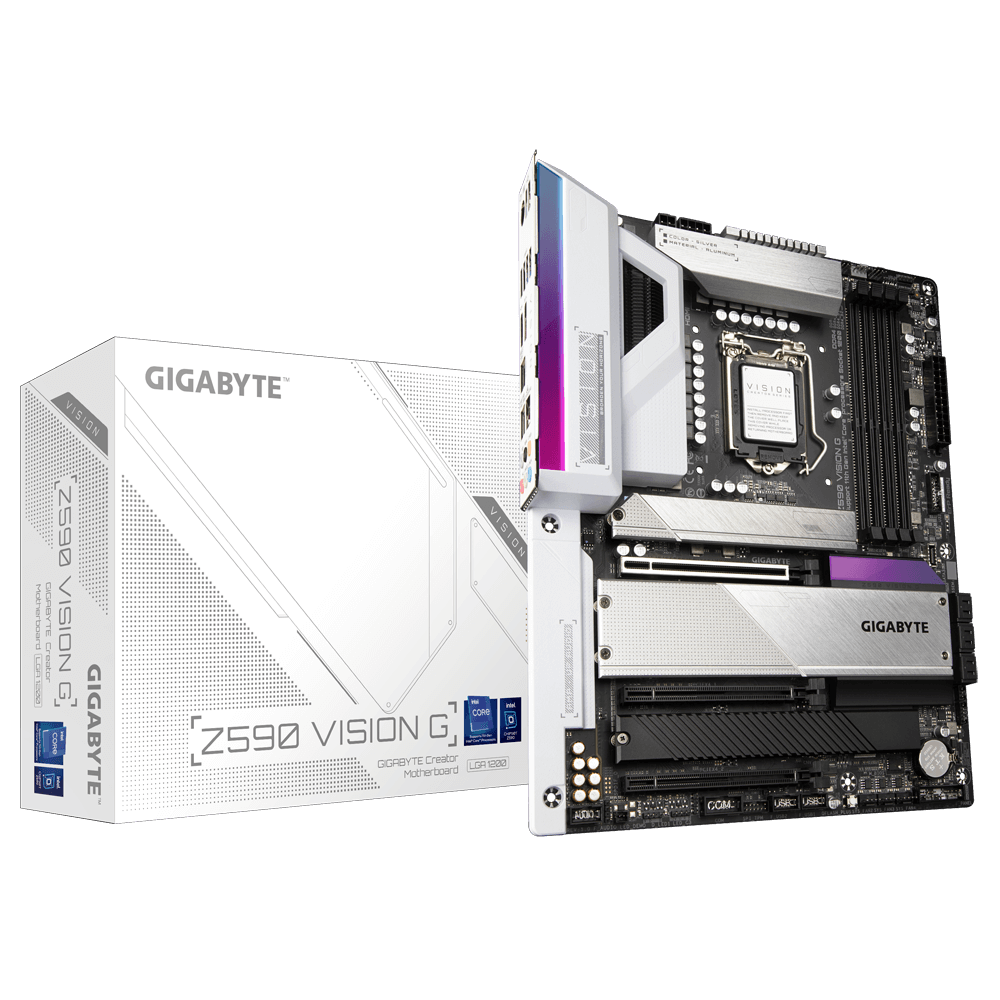 GIGABYTE Z590 VISION G Rev.1.0 マザーボード ATX [Intel Z590チップセット搭載] MB5270 