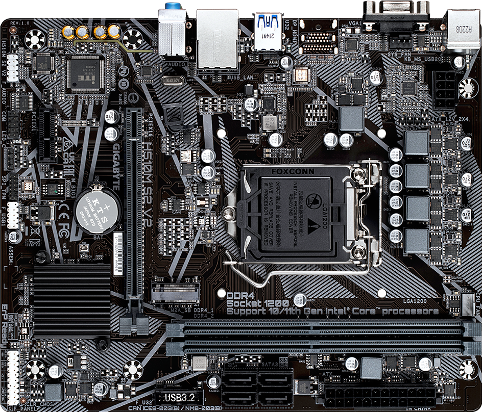 H510M S2 V2 (Rev. 1.0) Motherboard - GIGABYTE Global