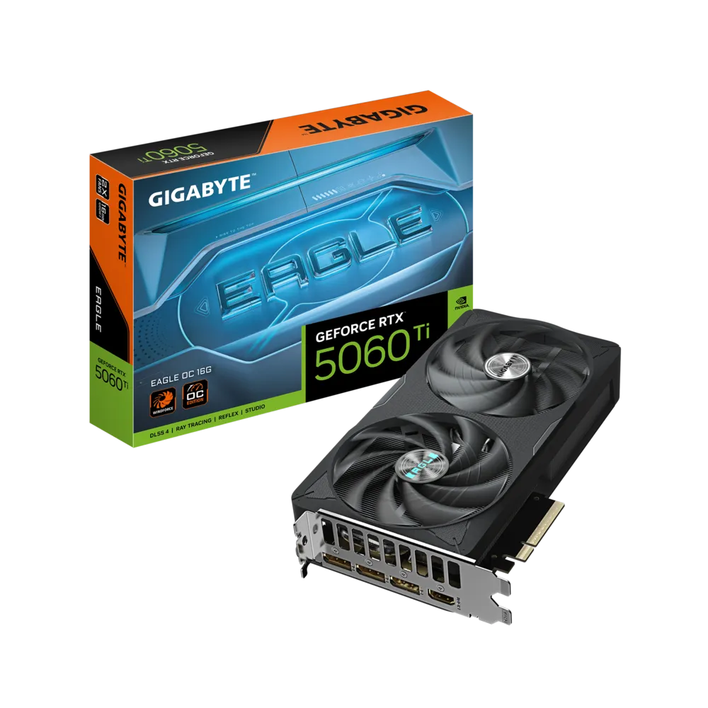 Tarjeta Gráfica Gigabyte EAGLE OC NVIDIA GeForce RTX 5060 Ti 16GB GDDR7