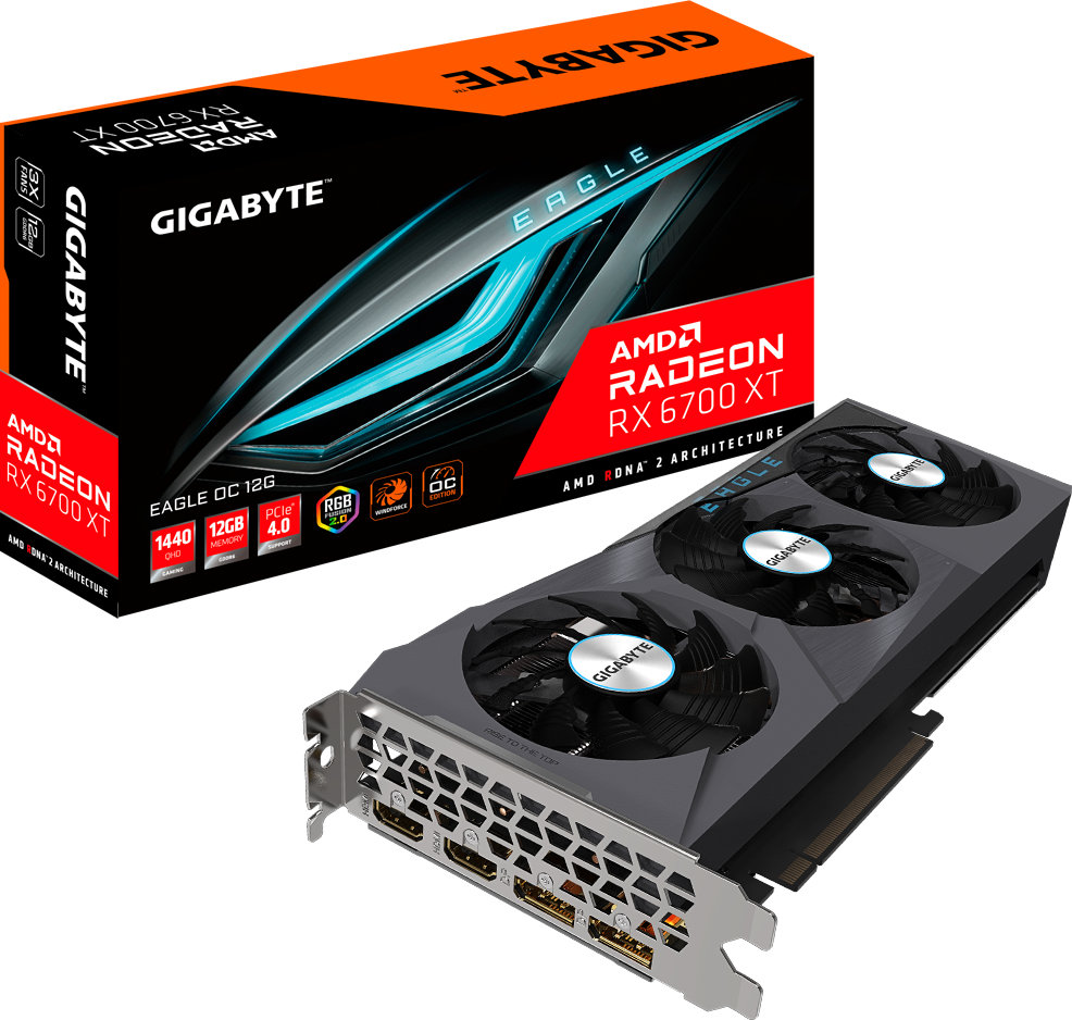 Radeon™ RX 6700 XT EAGLE OC 12G - GIGABYTE Global
