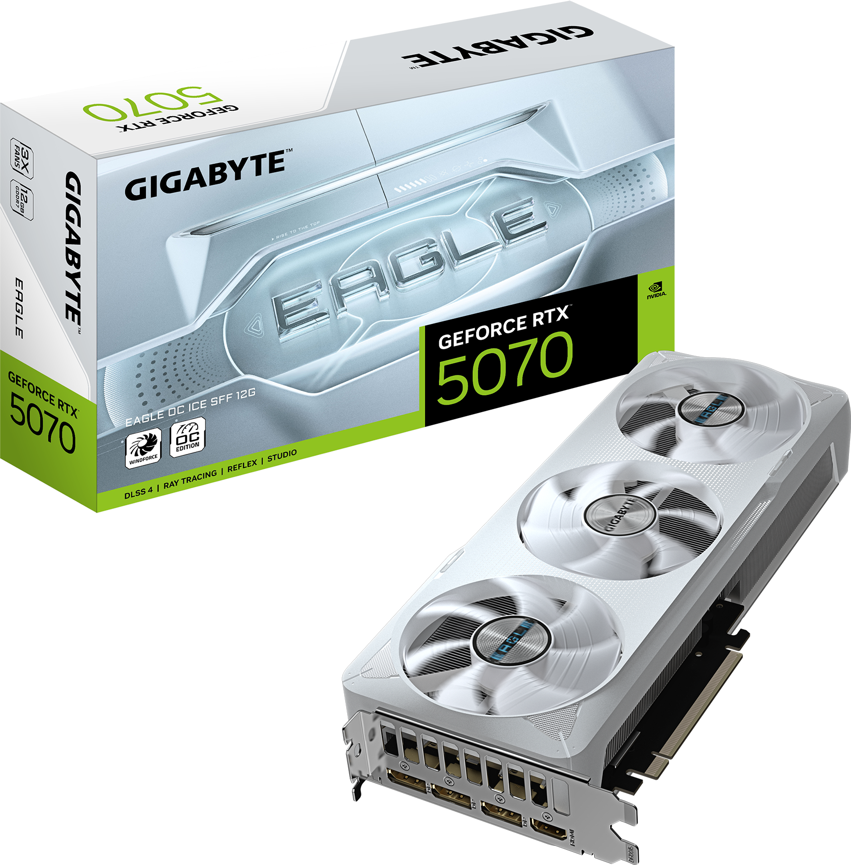 GeForce RTX™ 5070 EAGLE OC ICE SFF 12G - GIGABYTE U.S.A.