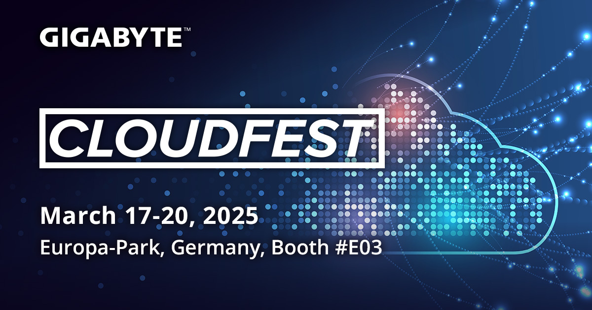 GIGABYTE Présente des Solutions de Pointe en IA et en Informatique Cloud au CloudFest 2025