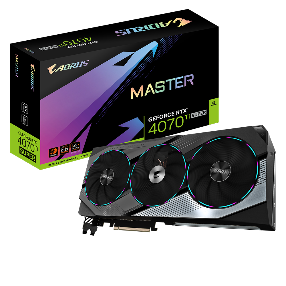 AORUS GeForce RTX™ 4070 Ti SUPER MASTER 16G｜AORUS - GIGABYTE Deutschland