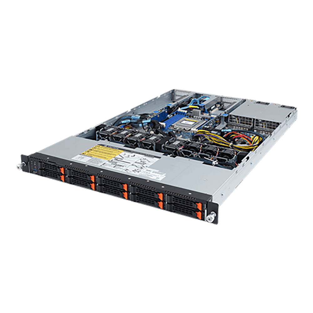 Rack Server - Various rack servers with a high level of performance, energy efficiency, and overall reliability for the most demanding server applications. Actual model may vary due to installation environment.