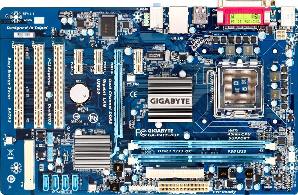 Moederbord - GA-P41T-D3P