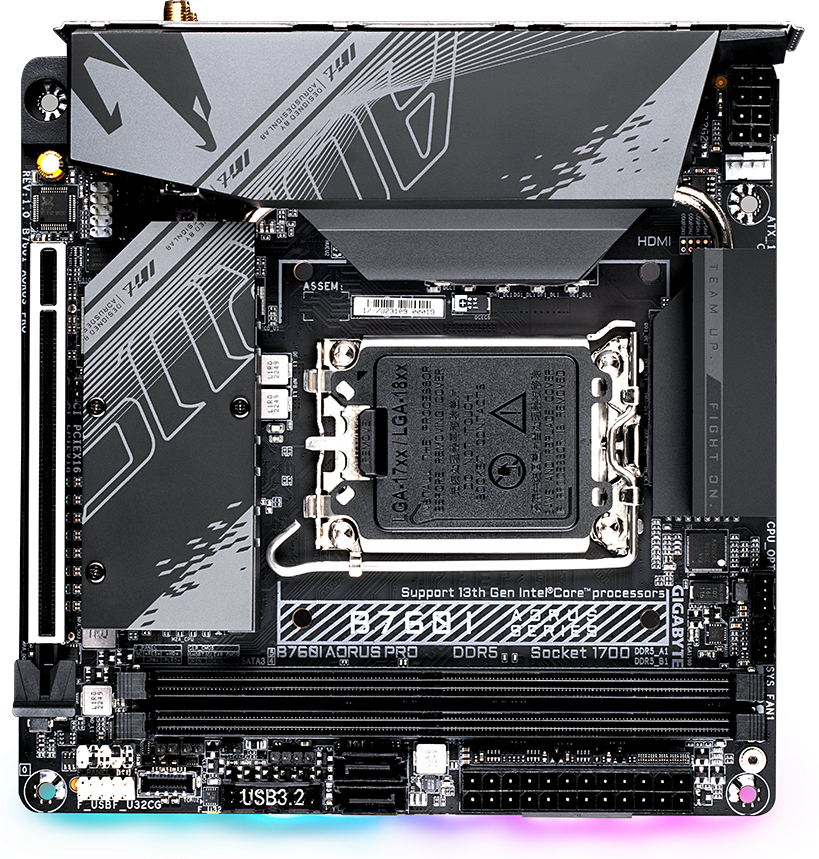 B760I AORUS PRO (Rev. 1.x) Motherboard - GIGABYTE Global