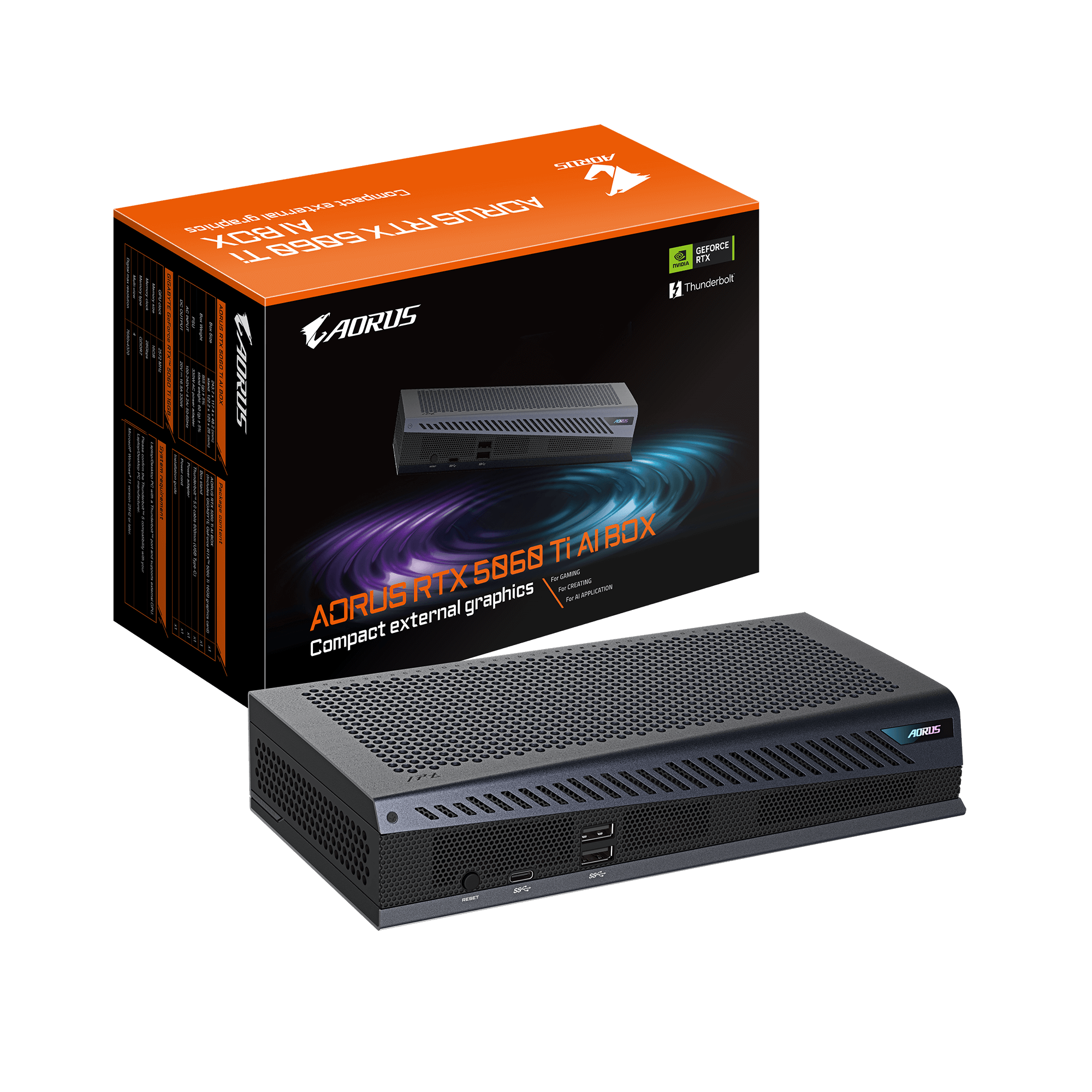 AORUS RTX 5060 Ti AI BOX