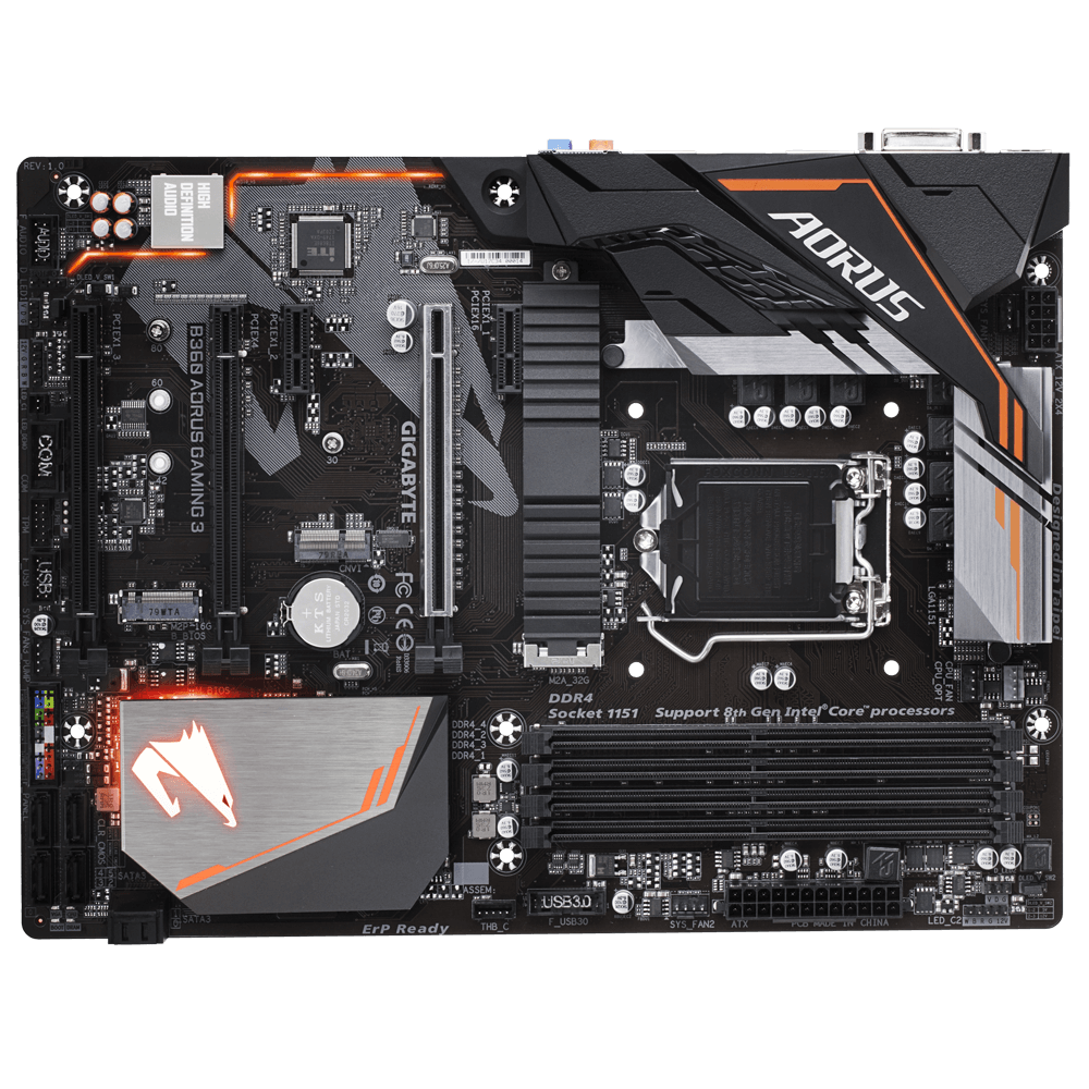 Gigabyte B360 AORUS Gaming 3 Wi-Fi Cartes mères Gigabyte Maroc