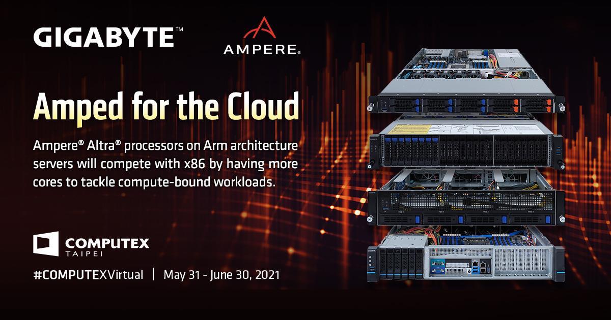 GIGABYTE Lanceert Servers voor Ampere<sup>®</sup> Altra<sup>®</sup> Processors