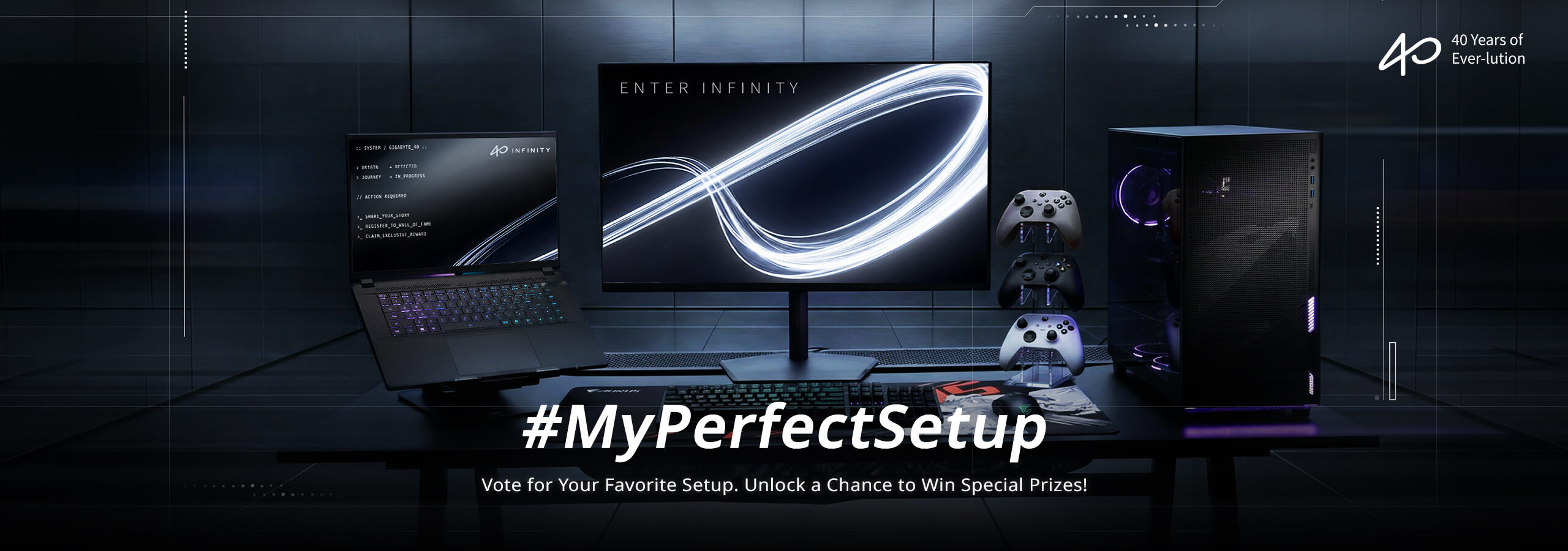Vote for Your Favorite Setup. Unlock a Chance to Win Special Prizes!