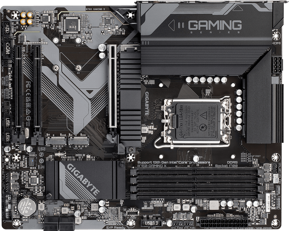 B760 GAMING X (Rev. 1.0) マザーボード - GIGABYTE Japan