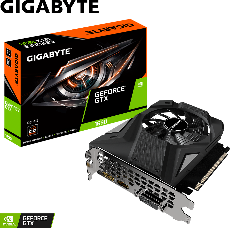 GeForce® GTX 1630 OC 4G Graphics Card - GIGABYTE Global